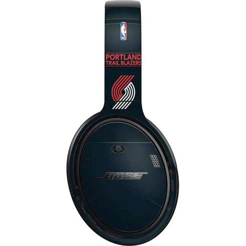 NBA Portland Trail Blazers Standard - Black Bose QuietComfort 35 Headphones Skin