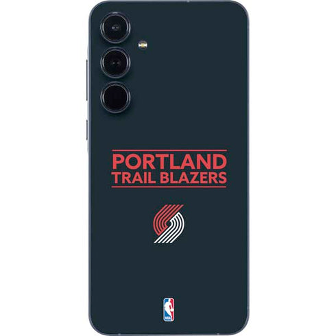 NBA Portland Trail Blazers Standard - Black Galaxy A35 5G Skin