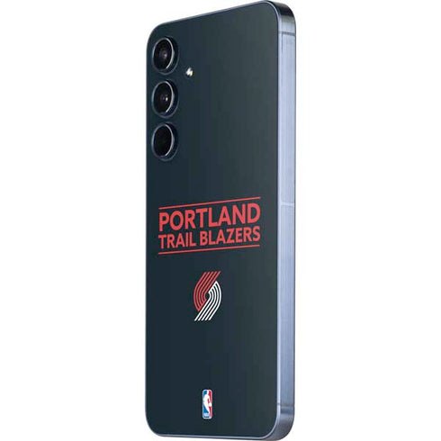 NBA Portland Trail Blazers Standard - Black Galaxy A35 5G Skin