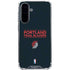 NBA Portland Trail Blazers Standard - Black Galaxy A36 5G Clear Case