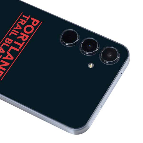 NBA Portland Trail Blazers Standard - Black Galaxy A36 5G Skin