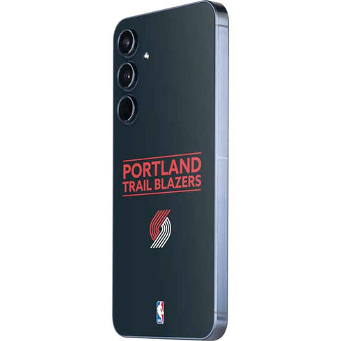 NBA Portland Trail Blazers Standard - Black Galaxy A55 5G Skin