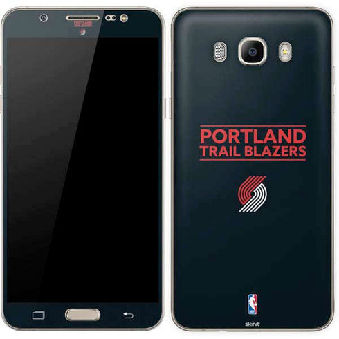 NBA Portland Trail Blazers Standard - Black Galaxy J7 Skin