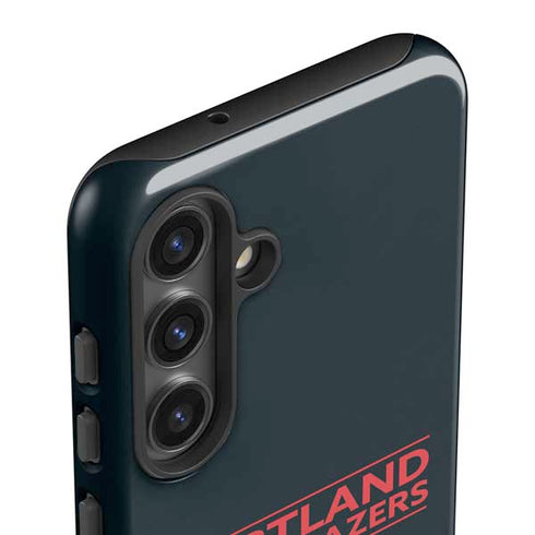 NBA Portland Trail Blazers Standard - Black Galaxy S25 Impact Case
