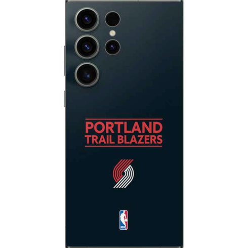 NBA Portland Trail Blazers Standard - Black Galaxy S24 Ultra Skin