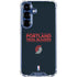 NBA Portland Trail Blazers Standard - Black Galaxy S25 Plus Clear Case