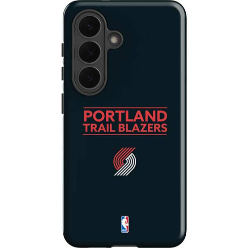 NBA Portland Trail Blazers Standard - Black Galaxy S26 Plus Impact Case