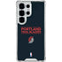 NBA Portland Trail Blazers Standard - Black Galaxy S26 Ultra Clear Case