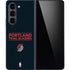 NBA Portland Trail Blazers Standard - Black Galaxy Z Fold5 5G Skin