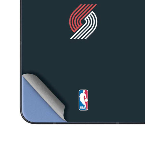 NBA Portland Trail Blazers Standard - Black Galaxy Z Fold5 5G Skin