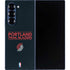 NBA Portland Trail Blazers Standard - Black Galaxy Z Fold6 Skin