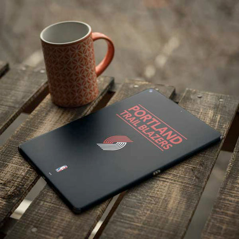 NBA Portland Trail Blazers Standard - Black iPad Skins