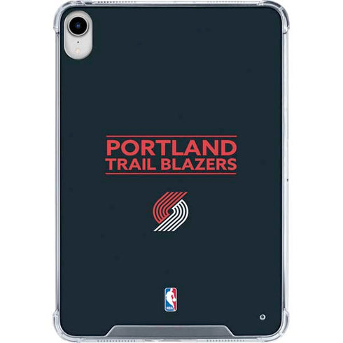 NBA Portland Trail Blazers Standard - Black iPad 11th Gen (2025) Clear Case