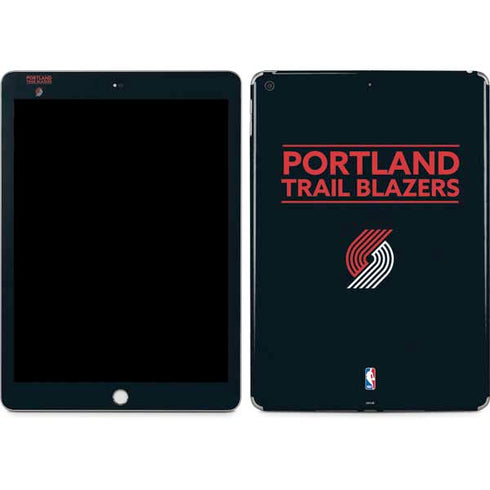NBA Portland Trail Blazers Standard - Black Apple iPad Skin