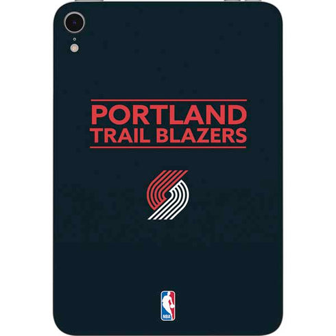 NBA Portland Trail Blazers Standard - Black Apple iPad Mini Skin
