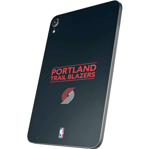 NBA Portland Trail Blazers Standard - Black Apple iPad Mini Skin