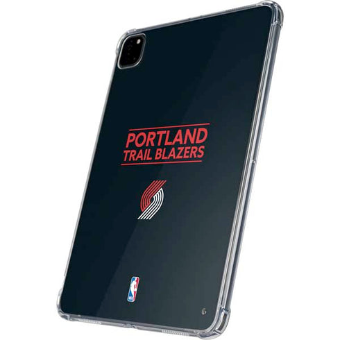NBA Portland Trail Blazers Standard - Black iPad Pro 11in (2024) Clear Case