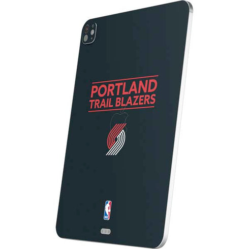 NBA Portland Trail Blazers Standard - Black iPad Pro 13in M4 (2024) Skin