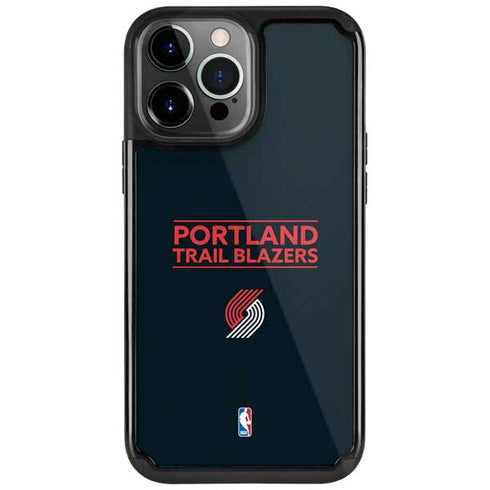 NBA Portland Trail Blazers Standard - Black iPhone Cases