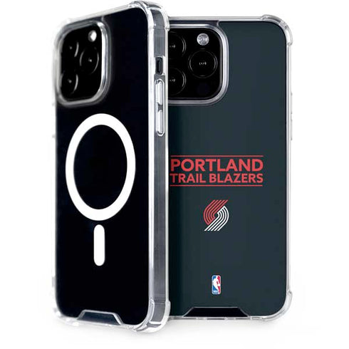 NBA Portland Trail Blazers Standard - Black iPhone Cases