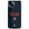 NBA Portland Trail Blazers Standard - Black iPhone 15 Clear Case