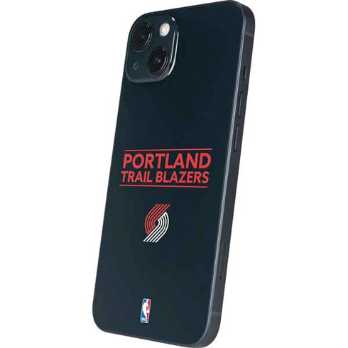 NBA Portland Trail Blazers Standard - Black iPhone 15 Skin