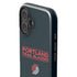 NBA Portland Trail Blazers Standard - Black iPhone 16 Impact Case