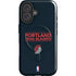 NBA Portland Trail Blazers Standard - Black iPhone 16 Plus Magsafe Impact Case