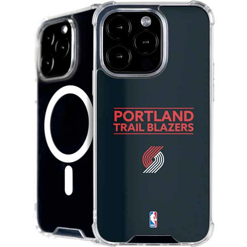 NBA Portland Trail Blazers Standard - Black iPhone 16 Pro MagSafe Case