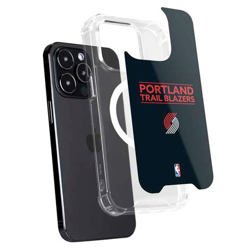 NBA Portland Trail Blazers Standard - Black iPhone 16 Pro MagSafe Case