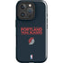 NBA Portland Trail Blazers Standard - Black iPhone 16 Pro Max Impact Case