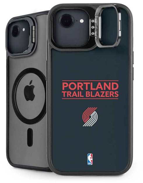 NBA Portland Trail Blazers Standard - Black iPhone 16e Kickstand Case