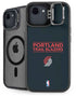 NBA Portland Trail Blazers Standard - Black iPhone 16e Kickstand Case