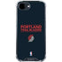 NBA Portland Trail Blazers Standard - Black iPhone 16e Clear Case