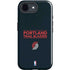 NBA Portland Trail Blazers Standard - Black iPhone 16e Impact Case