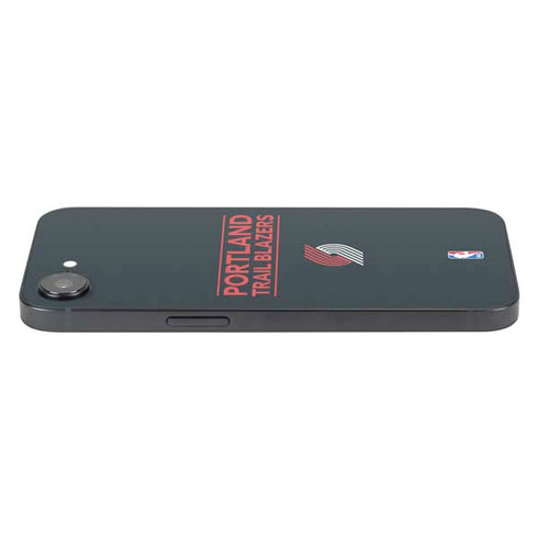 NBA Portland Trail Blazers Standard - Black iPhone 16e Skin