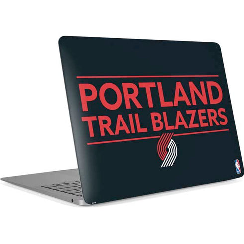 NBA Portland Trail Blazers Standard - Black Apple MacBook Air Skin