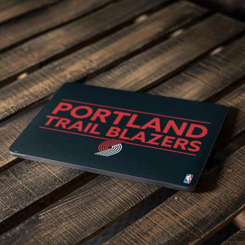 NBA Portland Trail Blazers Standard - Black Apple MacBook Air Skin