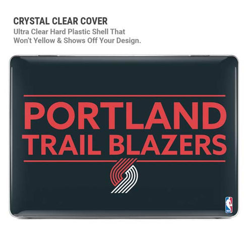 NBA Portland Trail Blazers Standard - Black MacBook Pro 14in (2021-24) Case plus Skin