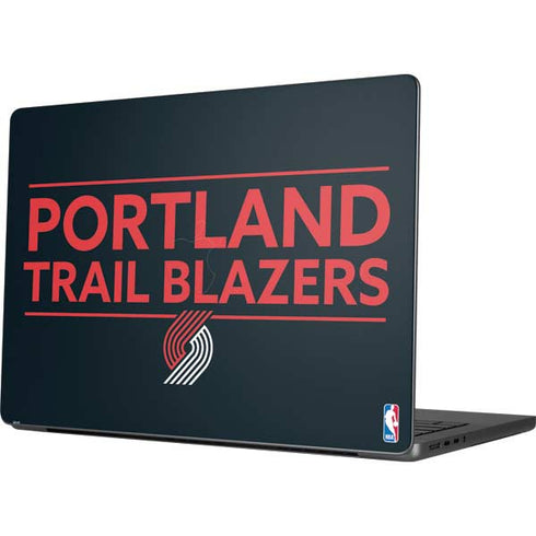 NBA Portland Trail Blazers Standard - Black Apple MacBook Pro 14-inch Skin