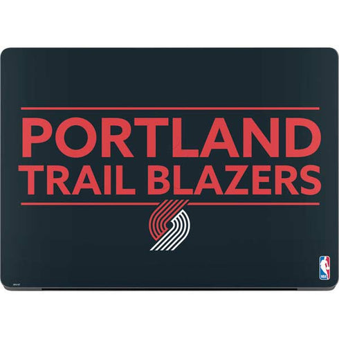 NBA Portland Trail Blazers Standard - Black Apple MacBook Pro 14-inch Skin