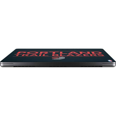 NBA Portland Trail Blazers Standard - Black Apple MacBook Pro 14-inch Skin