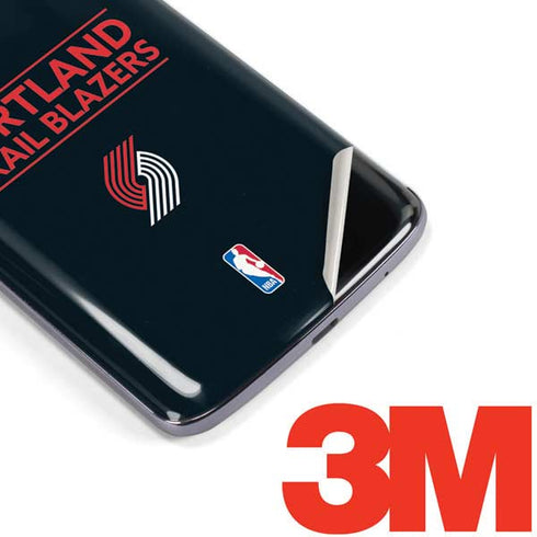 NBA Portland Trail Blazers Standard - Black Moto E5 Plus Skin