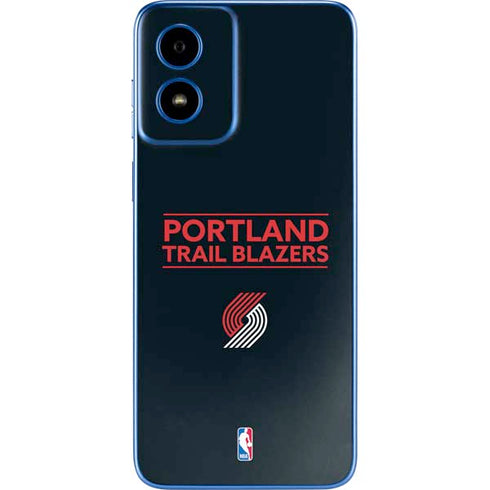 NBA Portland Trail Blazers Standard - Black Moto G Play 4G (2024) Skin