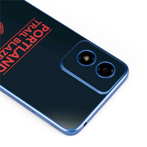 NBA Portland Trail Blazers Standard - Black Moto G Play 4G (2024) Skin