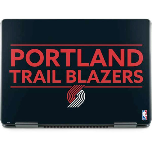 NBA Portland Trail Blazers Standard - Black Notebook 9 Pro 13in (2017) Skin