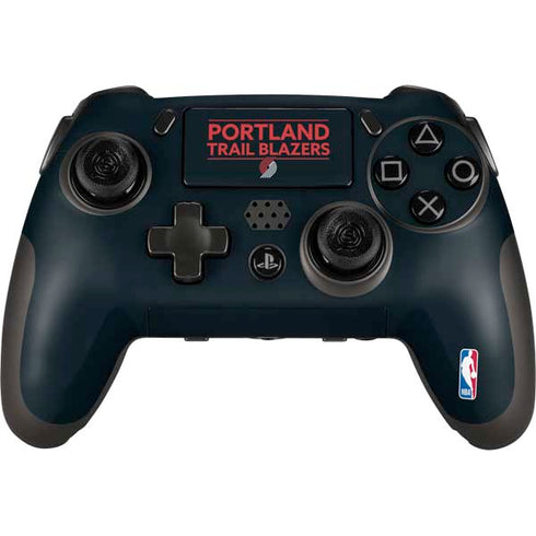 NBA Portland Trail Blazers Standard - Black PlayStation Scuf Vantage 2 Controller Skin