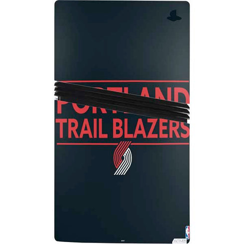 NBA Portland Trail Blazers Standard - Black PS5 Pro Bundle Skin