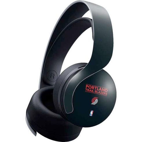 NBA Portland Trail Blazers Standard - Black PULSE 3D Wireless Headset for PS5 Skin
