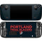 NBA Portland Trail Blazers Standard - Black Steam Deck Handheld Gaming Computer OLED Skin